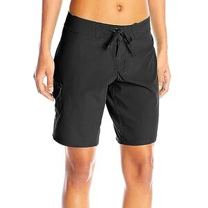 Kanu Surf Womens Black Boardshorts-Sz 6